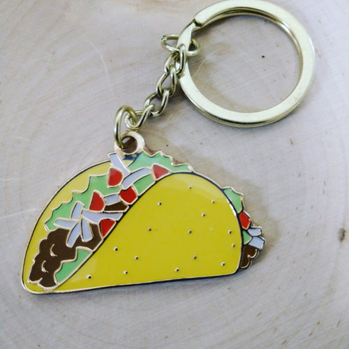 Taco Keychain